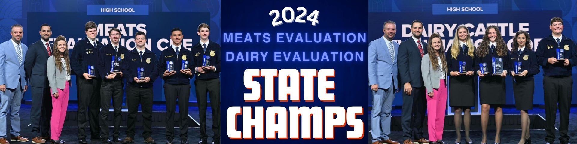 2024 Dairy & Meats Evaluation State Champs