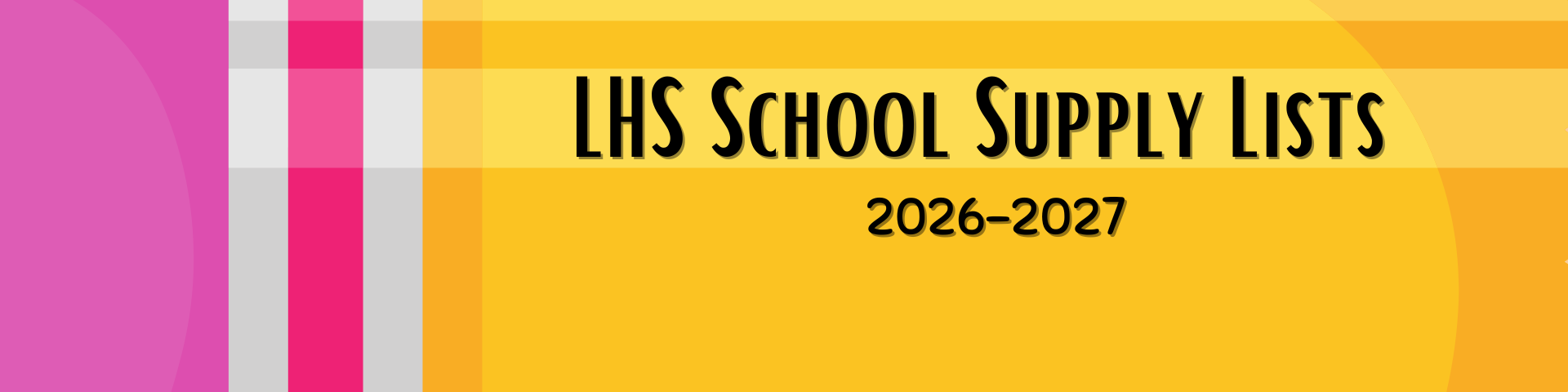 LHS 2026-2027 School Supply List